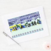 Rectangulaire Sticker pour l'hiver (Enveloppe)