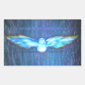 Rectangulaire Sticker pour logo lumineux (Devant)