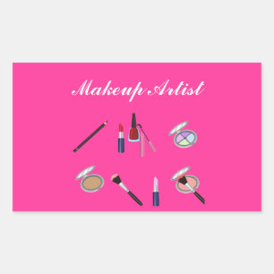 Rectangulaire Sticker pour maquillage