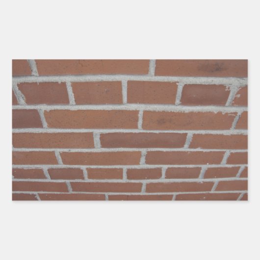 Rectangulaire Sticker pour mur de briques (Devant)