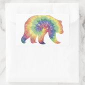 Rectangulaire Sticker pour oreille grizzly (Sac)
