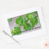 Rectangulaire Sticker pour remerciement (Enveloppe)