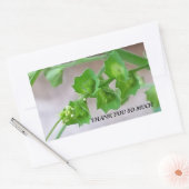 RECTANGULAIRE STICKER POUR REMERCIER (Enveloppe)