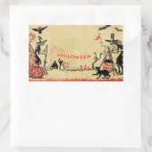 Rectangulaire Sticker pour sorcières d'Halloween (Sac)