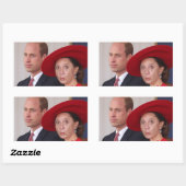 Rectangulaire sticker Princess Kate (Feuille)
