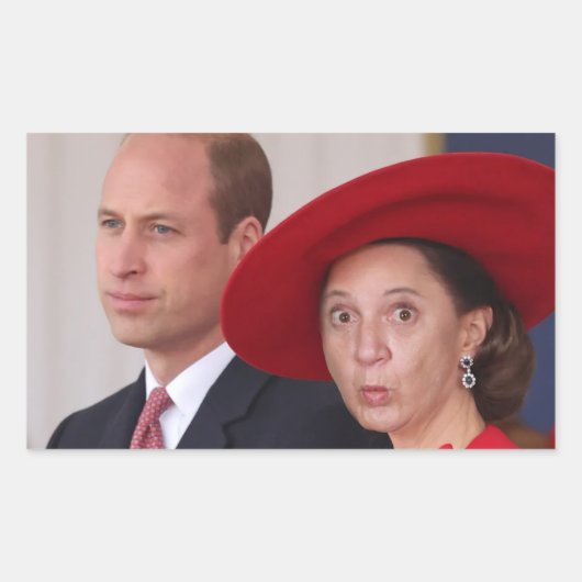 Rectangulaire sticker Princess Kate (Devant)