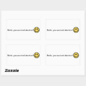 Rectangulaire Sticker Pro-Life (Feuille)