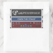 Rectangulaire Sticker Rackspace GP (Sac)