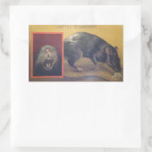 Rectangulaire Sticker Rattus Brigantinus (Sac)