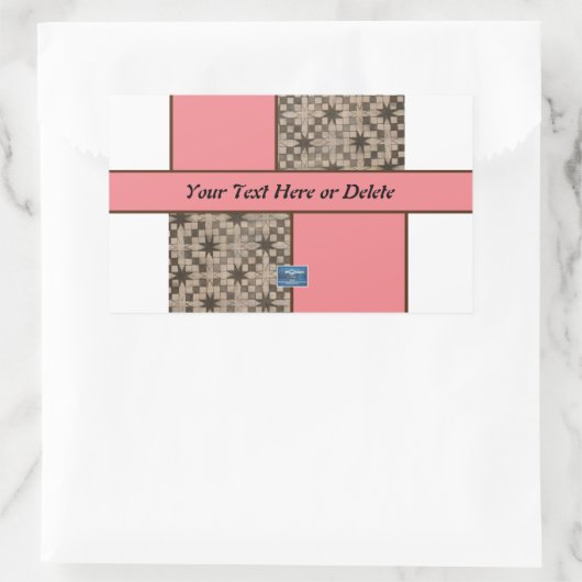 Rectangulaire Sticker Rec. (Peach LED S.C.C.) RFPMDesigns ©️ 202 (Sac)