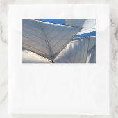 Rectangulaire Sticker Rectangle Arrière - plan des voiles de nav (Sac)