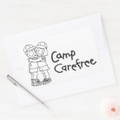 Rectangulaire Sticker (rectangle) | Camp Carefree (Enveloppe)