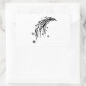 Rectangulaire Sticker Rectangle de flux monétaire (Sac)