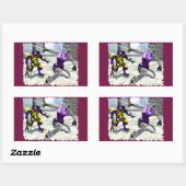 Rectangulaire Sticker Rectangle de la taille de charge (Feuille)