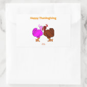 Rectangulaire Sticker Rectangle de Passion de Thanksgiving (Sac)