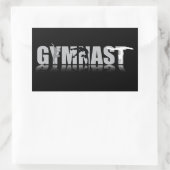 Rectangulaire Sticker Rectangle GYMNAST (Sac)