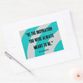 Rectangulaire Sticker Rectangle Inspiration (Enveloppe)