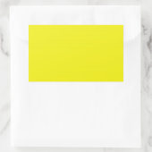Rectangulaire Sticker Rectangle jaune vif (Sac)