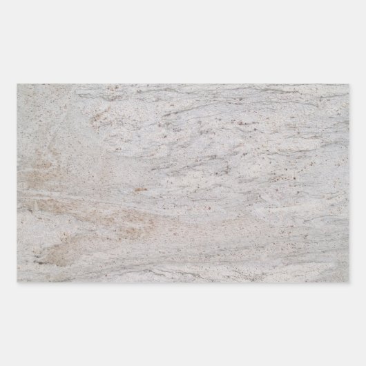 Rectangulaire Sticker Rectangle Marbre blanc (Devant)