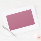 Rectangulaire Sticker Rectangle mauve (Enveloppe)