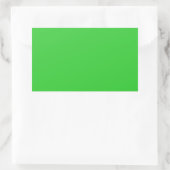 Rectangulaire Sticker Rectangle vert citron (Sac)