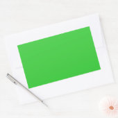 Rectangulaire Sticker Rectangle vert citron (Enveloppe)