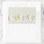 Rectangulaire sticker Regatta (Sac)