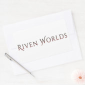 Rectangulaire Sticker Riven Worlds (Enveloppe)