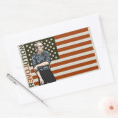Rectangulaire Sticker Ron Paul Rolling Up Sleeves Set (Enveloppe)