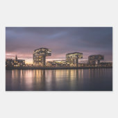 Rectangulaire Sticker rond classique de Cologne Allemagne (Devant)