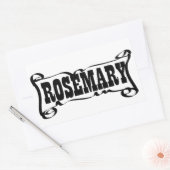 RECTANGULAIRE STICKER ROSEMAIRE 'SPICE JAR' (Enveloppe)