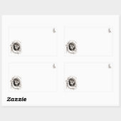 Rectangulaire Sticker Rude (Feuille)