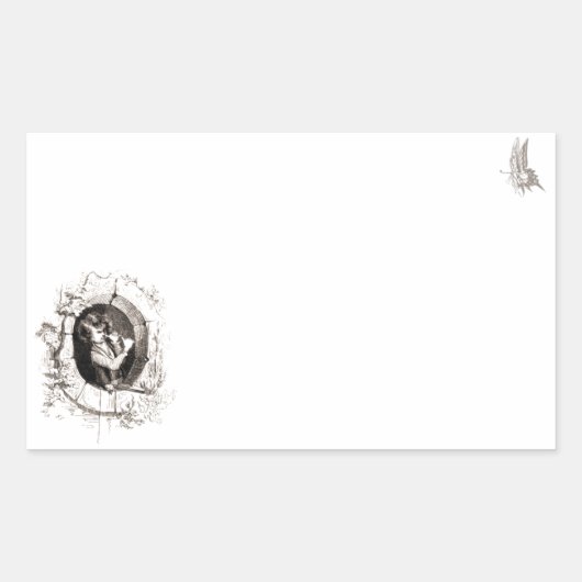 Rectangulaire Sticker Rude (Devant)