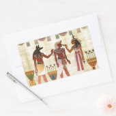 Rectangulaire Sticker set in Egyptian Pharoah design (Enveloppe)