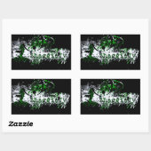 Rectangulaire Sticker ShaggieTv (Feuille)