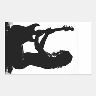 Rectangulaire Sticker Silhouette