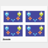 Rectangulaire Sticker Smile4Mom (Feuille)