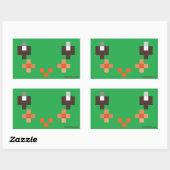 Rectangulaire Sticker Smile4Mom (Feuille)