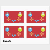 Rectangulaire Sticker Smile4Mom (Feuille)