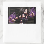 Rectangulaire Sticker SPADE (Sac)