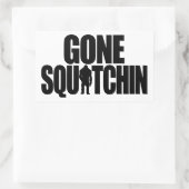 Rectangulaire Sticker Squatchine (Sac)