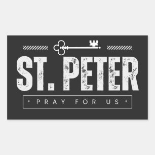 Rectangulaire Sticker St. Peter