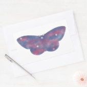 Rectangulaire Sticker Starscape Moth Light (Enveloppe)