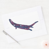 Rectangulaire Sticker Starscape Otter Dark River (Enveloppe)