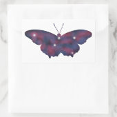 Rectangulaire Sticker Starscape pour papillon foncé (Sac)