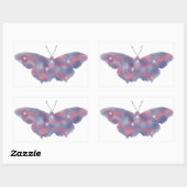 Rectangulaire Sticker Starscape pour papillon léger (Feuille)