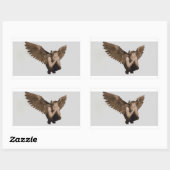 Rectangulaire sticker Steampunk Muse (Feuille)