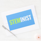 Rectangulaire Sticker STEMinist - Rectangle (Enveloppe)