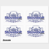 Rectangulaire Sticker Stovebolt (Feuille)