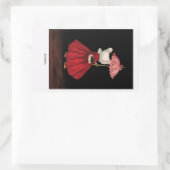 Rectangulaire Sticker Sunbonnet Sue début 1900 (Sac)